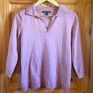 Cable & Gauge Scalloped Collar Sweater